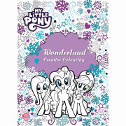 MY LITTLE PONY สมุดระบายสี Wonderland Creative Coloring + สีเจลหมุนได้